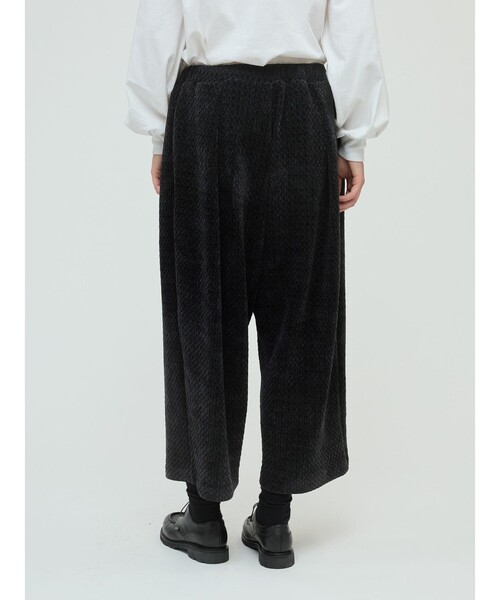 mizuiroind（ミズイロインド）の「mizuiro ind ベロアジャカードタックパンツ（その他パンツ・レディース・ブラック系その他/グレー/ブラック/グレー系その他・FREE）」の16枚目の写真