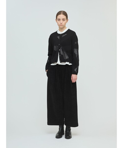 mizuiroind（ミズイロインド）の「mizuiro ind ベロアジャカードタックパンツ（その他パンツ・レディース・ブラック系その他/グレー/ブラック/グレー系その他・FREE）」の17枚目の写真