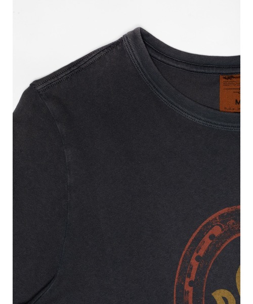 Nudie Jeans(ヌーディージーンズ)の「Nudie Jeans/ヌーディージーンズ Ricky Bad News T-Shirt / Tシャツ / Antracite(Tシャツ/カットソー・メンズ・ブラック系その他・XL/L/M/S)」の5枚目の写真
