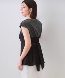OPAQUE.CLIP | ビスチェドッキングカットソー【洗濯機洗い可】(Tシャツ/カットソー)