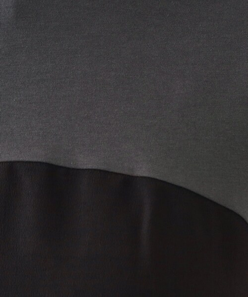 OPAQUE.CLIP(オペークドットクリップ)の「ビスチェドッキングカットソー【洗濯機洗い可】(Tシャツ/カットソー・レディース・グレー系4/ブラック系4/ベージュ系4・38/40/42)」の11枚目の写真