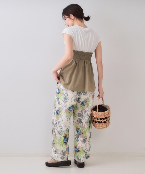 OPAQUE.CLIP(オペークドットクリップ)の「ビスチェドッキングカットソー【洗濯機洗い可】(Tシャツ/カットソー・レディース・グレー系4/ブラック系4/ベージュ系4・38/40/42)」の14枚目の写真