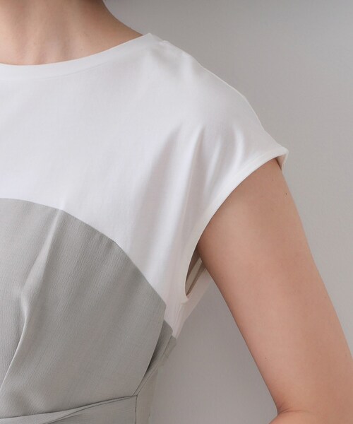 OPAQUE.CLIP(オペークドットクリップ)の「ビスチェドッキングカットソー【洗濯機洗い可】(Tシャツ/カットソー・レディース・グレー系4/ブラック系4/ベージュ系4・38/40/42)」の20枚目の写真