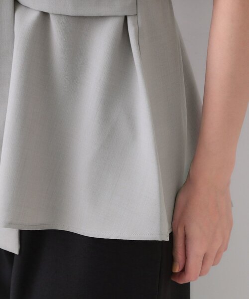 OPAQUE.CLIP(オペークドットクリップ)の「ビスチェドッキングカットソー【洗濯機洗い可】(Tシャツ/カットソー・レディース・グレー系4/ブラック系4/ベージュ系4・38/40/42)」の22枚目の写真