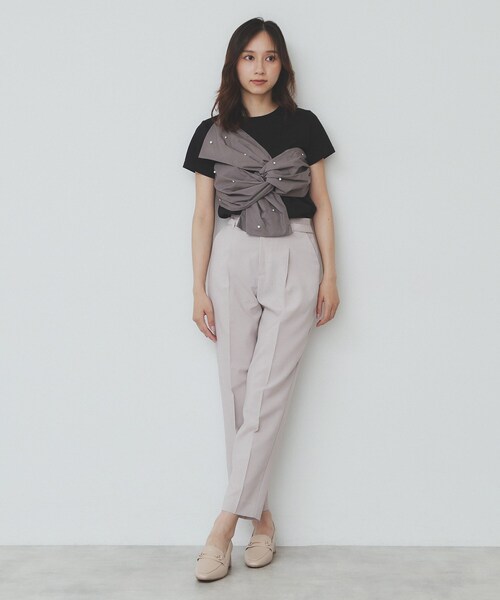 index(インデックス)の「ビット付きヒールローファー(パンプス・レディース・ベージュ/ブラック・01/02/03)」の5枚目の写真