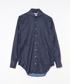 CAHLUMN/カウラム Belgium Linen Open Collar Shirt/ベルギー