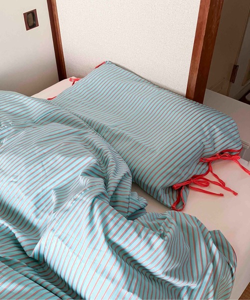 Casselini HOME(キャセリーニ ホーム)ストライプ布団カバーセット