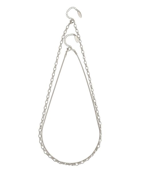 Ungrid（アングリッド）の「2連チェーンネックレス（ネックレス・レディース・シルバー/ゴールド・FREE）」の9枚目の写真