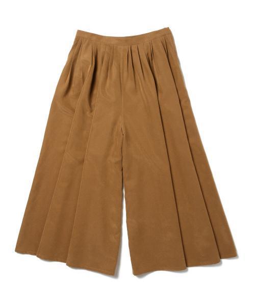 BEAMS LIGHTS Women's（ビームスライツ ウィメンズ）の「BEAMS LIGHTS / ワイドギャザー ガウチョ（その他パンツ・レディース・ブラウン系その他/その他1/ネイビー・36/38）」の14枚目の写真