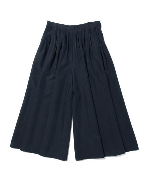 BEAMS LIGHTS Women's（ビームスライツ ウィメンズ）の「BEAMS LIGHTS / ワイドギャザー ガウチョ（その他パンツ・レディース・ブラウン系その他/その他1/ネイビー・36/38）」の15枚目の写真