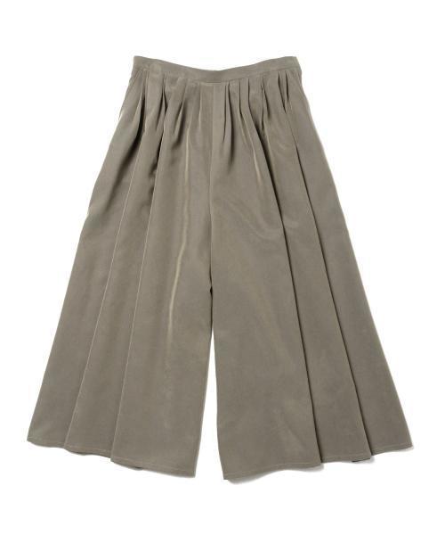 BEAMS LIGHTS Women's（ビームスライツ ウィメンズ）の「BEAMS LIGHTS / ワイドギャザー ガウチョ（その他パンツ・レディース・ブラウン系その他/その他1/ネイビー・36/38）」の16枚目の写真