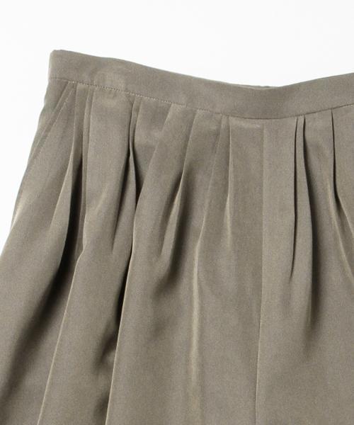 BEAMS LIGHTS Women's（ビームスライツ ウィメンズ）の「BEAMS LIGHTS / ワイドギャザー ガウチョ（その他パンツ・レディース・ブラウン系その他/その他1/ネイビー・36/38）」の18枚目の写真