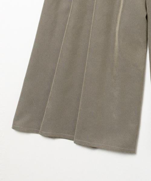 BEAMS LIGHTS Women's（ビームスライツ ウィメンズ）の「BEAMS LIGHTS / ワイドギャザー ガウチョ（その他パンツ・レディース・ブラウン系その他/その他1/ネイビー・36/38）」の8枚目の写真