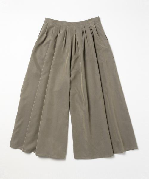 BEAMS LIGHTS Women's（ビームスライツ ウィメンズ）の「BEAMS LIGHTS / ワイドギャザー ガウチョ（その他パンツ・レディース・ブラウン系その他/その他1/ネイビー・36/38）」の9枚目の写真