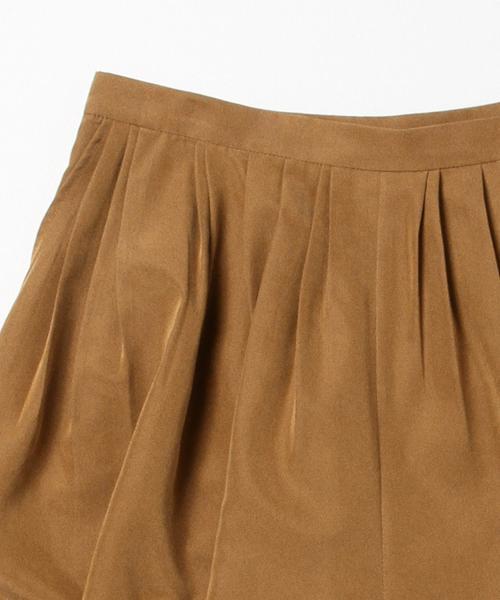 BEAMS LIGHTS Women's（ビームスライツ ウィメンズ）の「BEAMS LIGHTS / ワイドギャザー ガウチョ（その他パンツ・レディース・ブラウン系その他/その他1/ネイビー・36/38）」の11枚目の写真