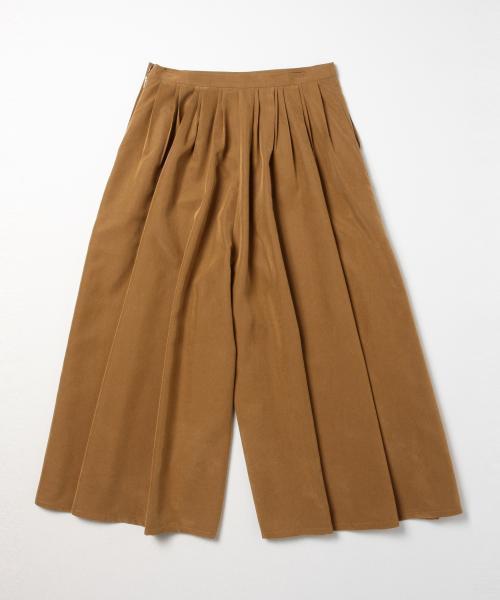 BEAMS LIGHTS Women's（ビームスライツ ウィメンズ）の「BEAMS LIGHTS / ワイドギャザー ガウチョ（その他パンツ・レディース・ブラウン系その他/その他1/ネイビー・36/38）」の13枚目の写真