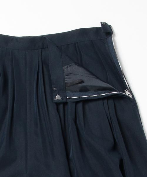 BEAMS LIGHTS Women's（ビームスライツ ウィメンズ）の「BEAMS LIGHTS / ワイドギャザー ガウチョ（その他パンツ・レディース・ブラウン系その他/その他1/ネイビー・36/38）」の4枚目の写真