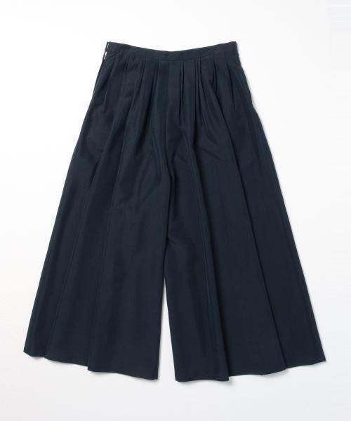 BEAMS LIGHTS Women's（ビームスライツ ウィメンズ）の「BEAMS LIGHTS / ワイドギャザー ガウチョ（その他パンツ・レディース・ブラウン系その他/その他1/ネイビー・36/38）」の7枚目の写真