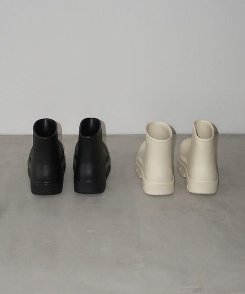 chuclla（チュクラ）の「ボリュームラウンド ショートブーツ chs25a012（ブーツ・レディース・アイボリー/ブラック・S/M/L）」の19枚目の写真