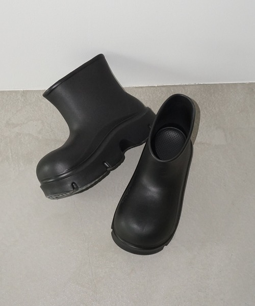 chuclla（チュクラ）の「ボリュームラウンド ショートブーツ chs25a012（ブーツ・レディース・アイボリー/ブラック・S/M/L）」の22枚目の写真