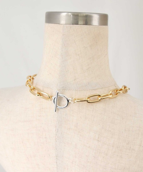 Gready Brilliant（グレディブリリアン）の「Ｍｉｘチェーンネックレス（ネックレス・レディース・ゴールド・FREE）」の6枚目の写真