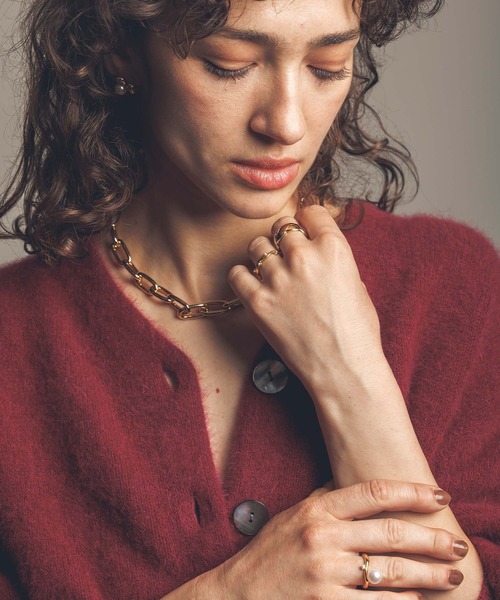 Gready Brilliant（グレディブリリアン）の「Ｍｉｘチェーンネックレス（ネックレス・レディース・ゴールド・FREE）」の9枚目の写真