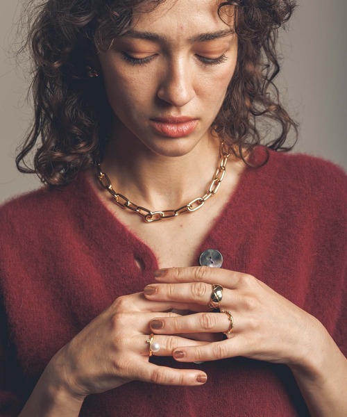 Gready Brilliant（グレディブリリアン）の「Ｍｉｘチェーンネックレス（ネックレス・レディース・ゴールド・FREE）」の10枚目の写真