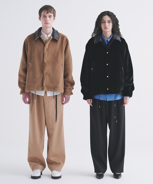 Half Zip High Neck Embroidery Patch Fleece Drawstring