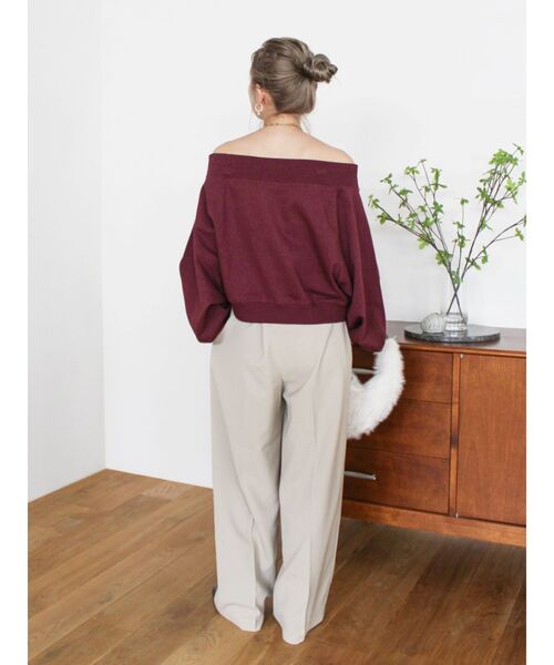 Ungrid（アングリッド）の「ウエストリメイクタックカーブパンツ（その他パンツ・レディース・グレー/ベージュ・SMALL/MEDIUM）」の15枚目の写真