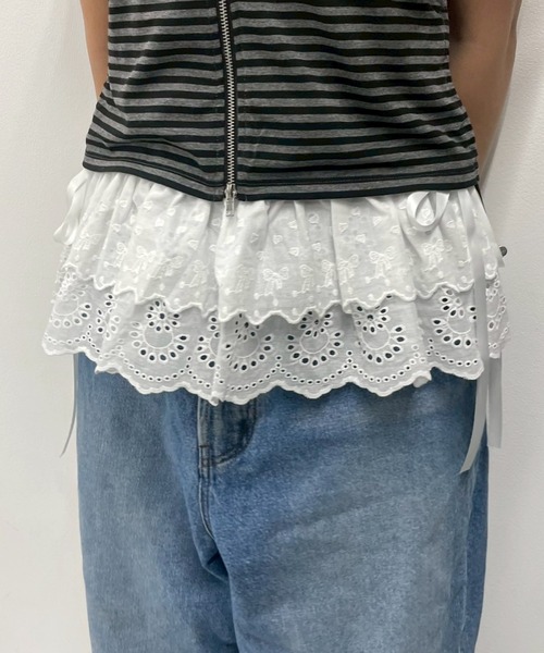 WEGO（ウィゴー）の「WEGO/レースラップスカート（スカート・レディース・その他1/その他2/その他3・FREE）」の2枚目の写真