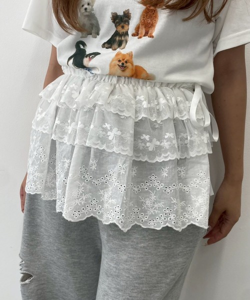 WEGO（ウィゴー）の「WEGO/レースラップスカート（スカート・レディース・その他1/その他2/その他3・FREE）」の3枚目の写真