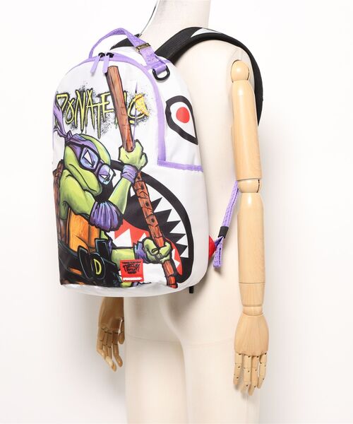 STYLISE（スタイライズ）の「【SPRAY GROUND / スプレーグラウンド】TMNT MUTANT MAYHEM DON BACKPACK [I]（バックパック/リュック・メンズ・ホワイト・ONE）」の15枚目の写真
