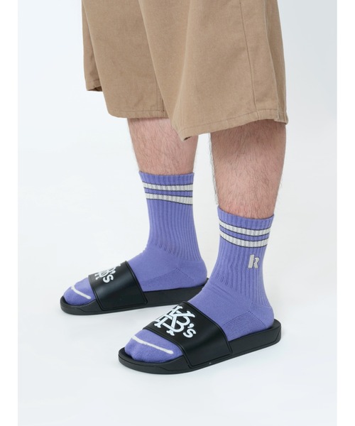 KEBOZ（ケボズ）の「NK SOCKS（ソックス/靴下・メンズ・パープル/ホワイト/ブラック・FREE）」の4枚目の写真