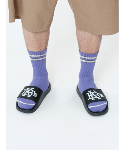 KEBOZ（ケボズ）の「NK SOCKS（ソックス/靴下・メンズ・パープル/ホワイト/ブラック・FREE）」の5枚目の写真