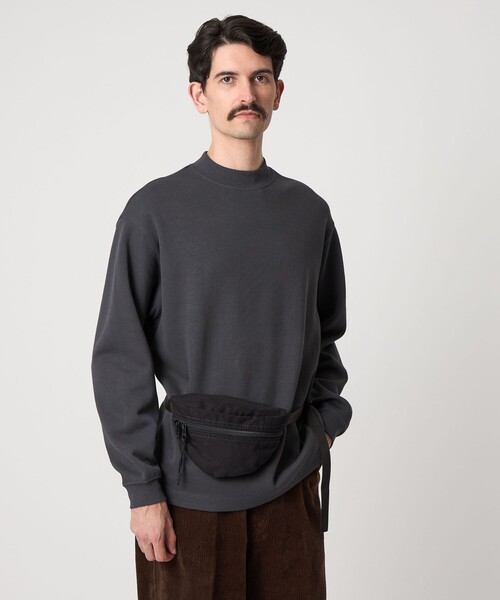 Steven Alan＞ ダブルフェイス モックネック カットソー BOLD（T