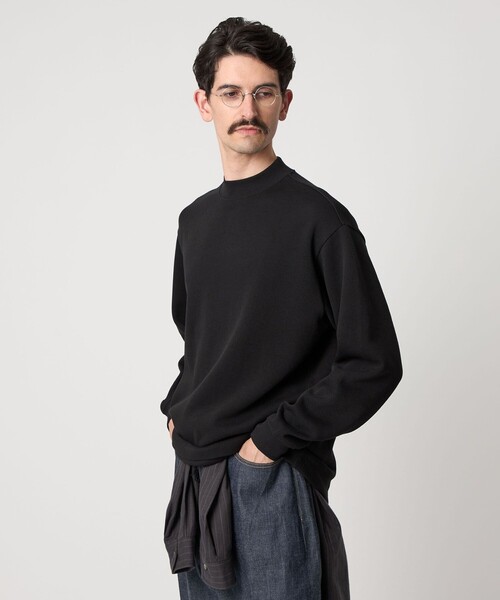 セール】＜Steven Alan＞ ダブルフェイス モックネック カットソー