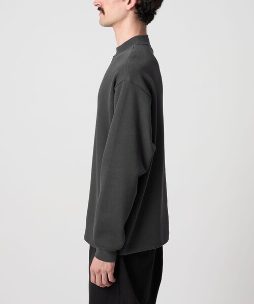 Steven Alan（スティーブンアラン）の「＜Steven Alan＞ ダブルフェイス モックネック カットソー BOLD（Tシャツ/カットソー・メンズ・ダークグレー/モカ/ブラック・S/M/L/XL）」の19枚目の写真