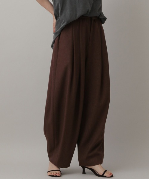 セール】【セットアップ対応】Wライクボリュームパンツ（スラックス