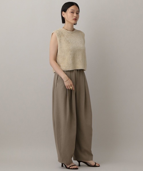 A part by(アパートバイ)の「【セットアップ対応】Wライクボリュームパンツ(スラックス・レディース・グレー系その他4/ブラウン系その他/ネイビー・MEDIUM/SMALL)」の10枚目の写真