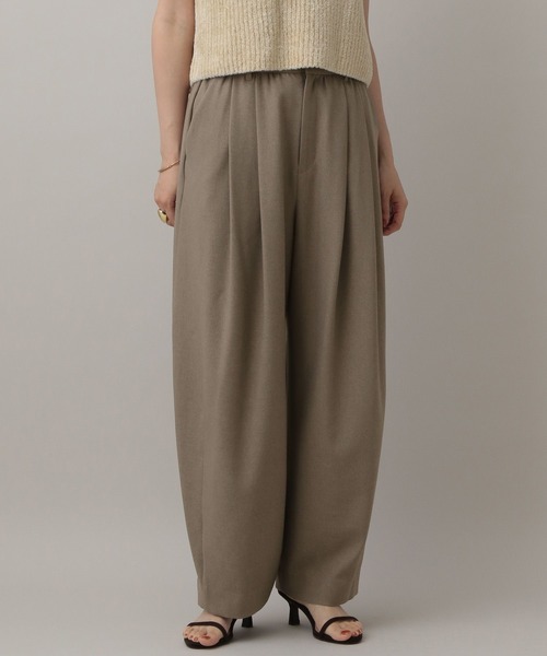 A part by(アパートバイ)の「【セットアップ対応】Wライクボリュームパンツ(スラックス・レディース・グレー系その他4/ブラウン系その他/ネイビー・MEDIUM/SMALL)」の13枚目の写真