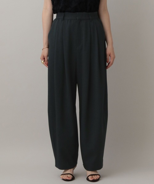 セール】【セットアップ対応】Wライクボリュームパンツ（スラックス
