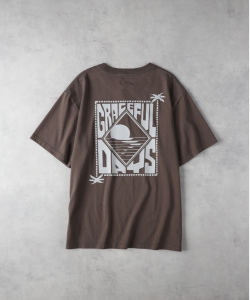 Right-on(ライトオン)の「Other(ソノタ)【メンズ】オゾン加工パームツリープリントTシャツ(Tシャツ/カットソー・メンズ・ホワイト/ブラック・XL/L/M)」の12枚目の写真