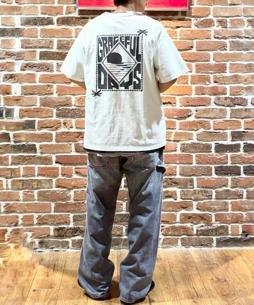 Right-on(ライトオン)の「Other(ソノタ)【メンズ】オゾン加工パームツリープリントTシャツ(Tシャツ/カットソー・メンズ・ホワイト/ブラック・XL/L/M)」の21枚目の写真