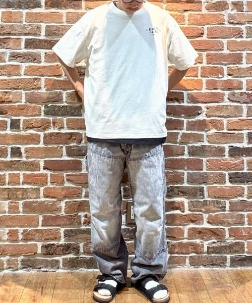 Right-on(ライトオン)の「Other(ソノタ)【メンズ】オゾン加工パームツリープリントTシャツ(Tシャツ/カットソー・メンズ・ホワイト/ブラック・XL/L/M)」の19枚目の写真