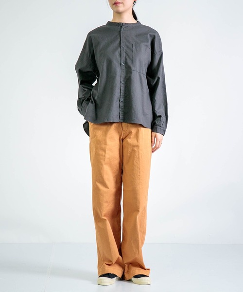 D.M.G.（ドミンゴ）の「[D.M.G. / ディーエムジー] ロイカチノストレッチ ストレートチノパンツ（チノパンツ・レディース・コーラル・M/SS/L/S）」の15枚目の写真