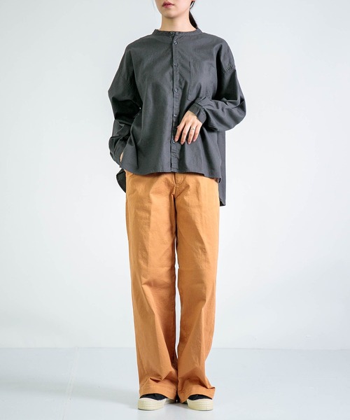 D.M.G.（ドミンゴ）の「[D.M.G. / ディーエムジー] ロイカチノストレッチ ストレートチノパンツ（チノパンツ・レディース・コーラル・M/SS/L/S）」の16枚目の写真