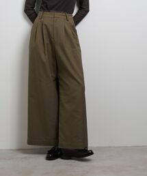 LANVIN en Bleu（ランバンオンブルー）の「コットンギャバツータックパンツ（その他パンツ）」