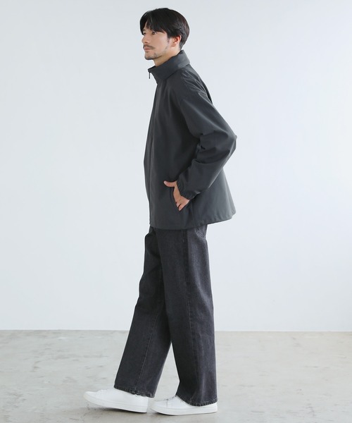 SPU（スプ）の「〈撥水/防風/透湿/止水ジップ〉3レイヤー機能性2wayスタンドネックジャケットフード収納可能（マウンテンパーカー・メンズ・ブラウン/チャコール/ブラック・M/S/XL/L）」の19枚目の写真