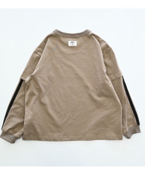 jeans-b（ジーンズベー）の「jeans-b/ジーンズベー DAY DREAMER　ロングＴシャツ（Tシャツ/カットソー・キッズ・ブラック/サンドベージュ/ベージュ・130cm/140cm/150cm/160cm）」の21枚目の写真