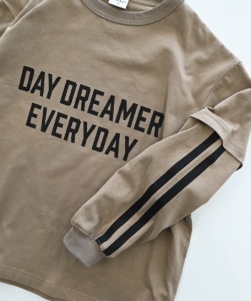 jeans-b（ジーンズベー）の「jeans-b/ジーンズベー DAY DREAMER　ロングＴシャツ（Tシャツ/カットソー・キッズ・ブラック/サンドベージュ/ベージュ・130cm/140cm/150cm/160cm）」の22枚目の写真